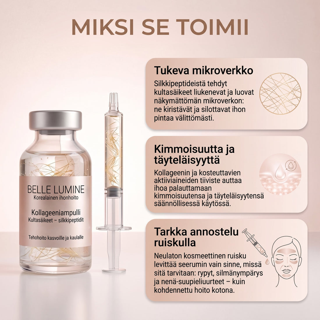 Miksi Belle Lumine -seerumi toimii
